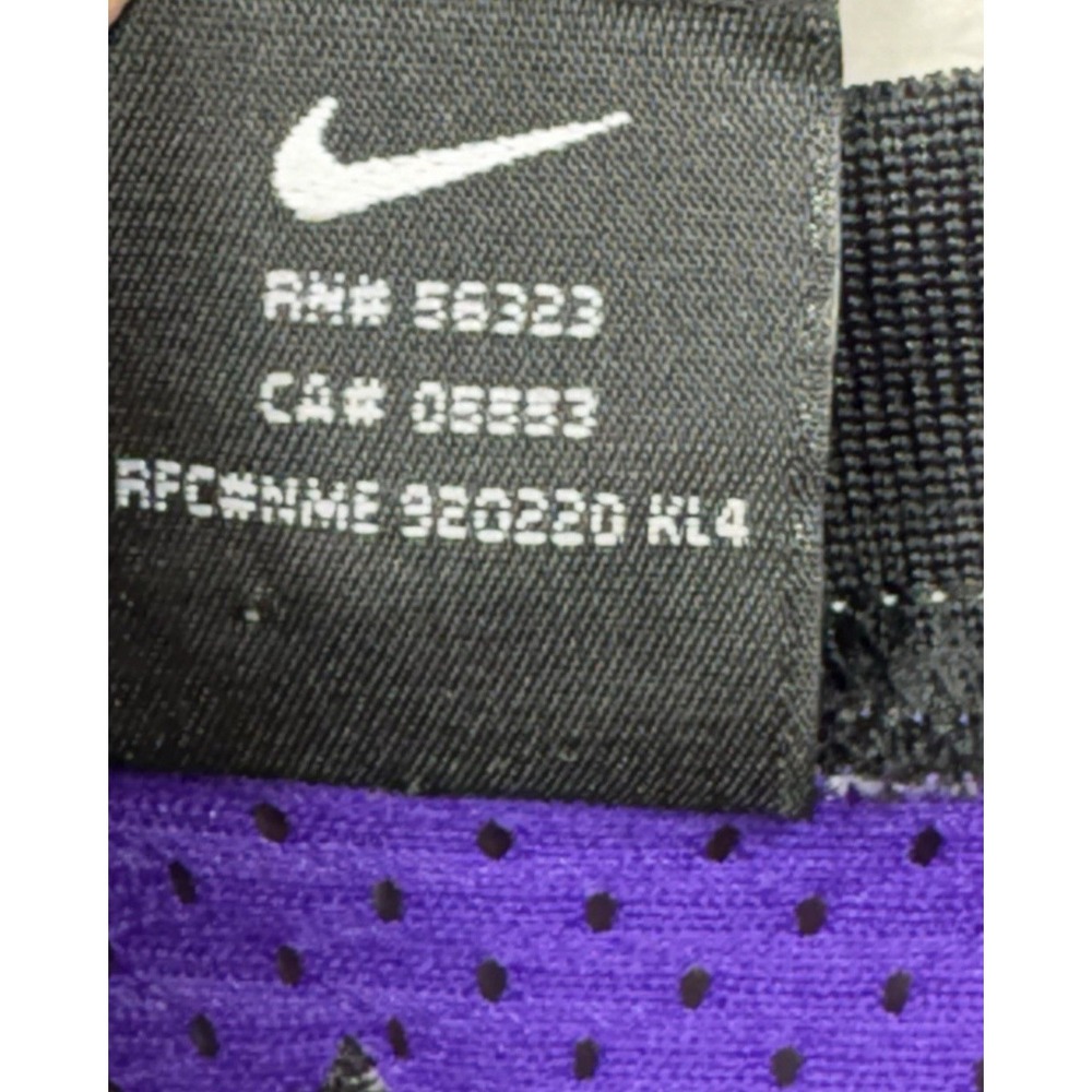 Nike Team Sacramento Kings Mike Bibby Basketball Jersey Mens 2XL Purple NBA Mesh - Picture 5 of 11